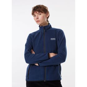 Discovery Expedition D4WL-SWT3928 İndigo Kadın Dik Basic Düz Polar Sweatshirt