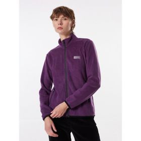 Discovery Expedition D4WL-SWT3928 Mor Kadın Dik Basic Düz Polar Sweatshirt