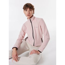 Discovery Expedition D4WL-SWT3928 Pembe Kadın Dik Basic Düz Polar Sweatshirt
