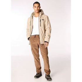 Discovery Expedition D4WM-PNT3344 Jogger Nakışlı Açık Kahve Erkek Kargo Pantolon