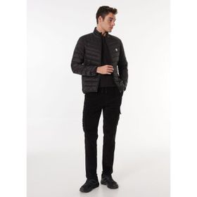 Discovery Expedition D4WM-PNT3344 Jogger Nakışlı Siyah Erkek Kargo Pantolon