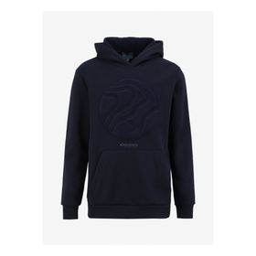 Discovery Expedition D4WM-SWT3076 Lacivert Kapüşon Relaxed Baskılı Erkek Sweatshirt