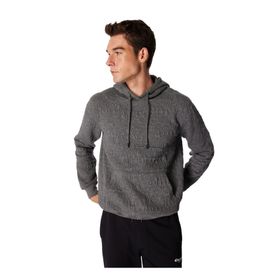 Discovery Expedition D4WM-SWT3100 Gri Melanj Erkek Kapüşon Standart Jakarlı Sweatshirt