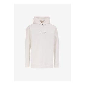 Discovery Expedition D4WM-SWT3207 Kırık Beyaz Kapüşon Relaxed Baskılı Erkek Sweatshirt