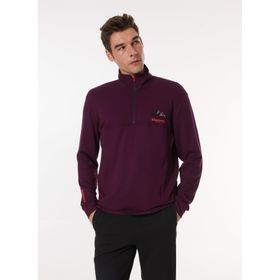 Discovery Expedition D4WM-SWT3219 Mürdüm Dik Relaxed Baskılı Erkek Sweatshirt