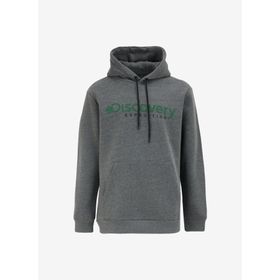 Discovery Expedition D4WM-SWT3223 Antrasit Melanj Erkek Kapüşon Relaxed Baskılı Sweatshirt