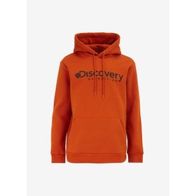 Discovery Expedition D4WM-SWT3223 Kiremit Melanj Erkek Kapüşon Relaxed Baskılı Sweatshirt