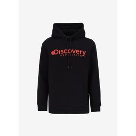 Discovery Expedition D4WM-SWT3223 Siyah Erkek Kapüşon Relaxed Baskılı Sweatshirt