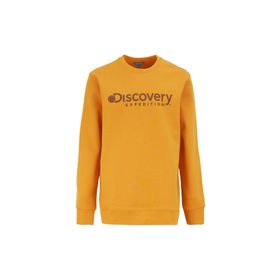 Discovery Expedition D4WM-SWT3225 Hardal Erkek Bisiklet Relaxed Baskılı Sweatshirt