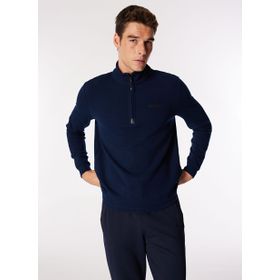 Discovery Expedition D4WM-SWT3266 Lacivert Erkek Dik Basic Düz Sweatshirt