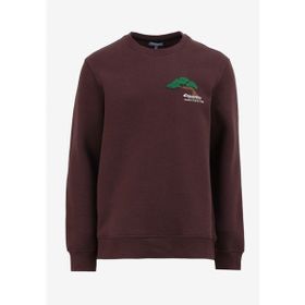 Discovery Expedition D4WM-SWT3276 Kahve Bisiklet Relaxed Nakışlı Erkek Sweatshirt