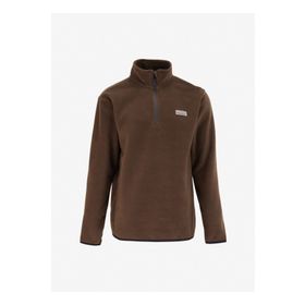 Discovery Expedition D4WM-SWT3993 Haki Erkek Dik Basic Düz Polar Sweatshirt