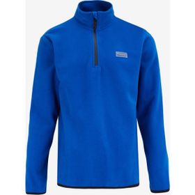 Discovery Expedition D4WM-SWT3993 Mavi Erkek Dik Basic Düz Polar Sweatshirt