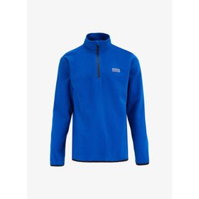 Discovery Expedition D4WM-SWT3993 Mavi Erkek Dik Basic Düz Polar Sweatshirt