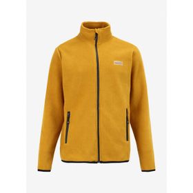 Discovery Expedition D4WM-SWT3994 Hardal Erkek Dik Basic Düz Polar Sweatshirt