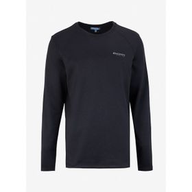 Discovery Expedition D4WM-TST3275 Siyah Erkek Bisiklet Relaxed Düz Uzun Kollu T-Shirt