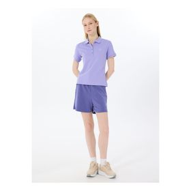 Discovery Expedition D5SL-SHT3553 Mor Kadın Relaxed Baskılı Şort