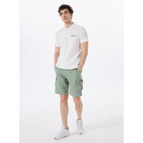 Discovery Expedition D5SM-SHT3827 Haki Erkek Relaxed Baskılı Şort