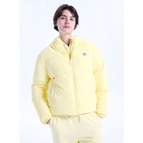 Discovery Expedition D5WL-MNT3581 Sarı Düz Kadın Mont