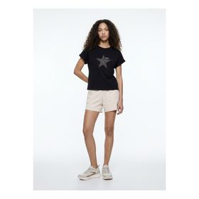 Discovery Expedition D6SL-SHT3887 Krem Kadın Sweat Şort