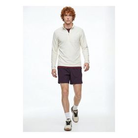 Discovery Expedition D6SM-SHT3701 Mor Erkek Lastikli Bel Relaxed Fit Şort