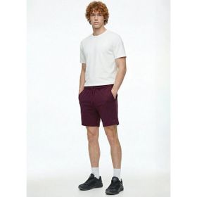 Discovery Expedition D6SM-SHT3803 Bordo Rahat Erkek Sweat Şort