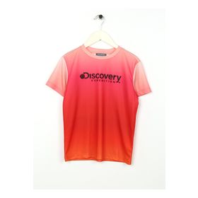 Discovery Expedition Degra Girl Baskılı Pembe Turuncu Kız Çocuk T-Shirt