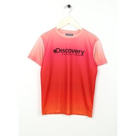 Discovery Expedition Degra Girl Baskılı Pembe Turuncu Kız Çocuk T-Shirt