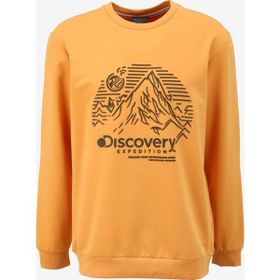 Discovery Expedition DS4M-SWT3237 Turuncu Bisiklet Yaka Relaxed Fit Erkek Sweatshirt