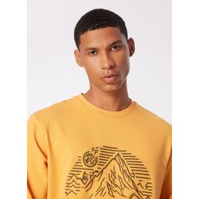 Discovery Expedition DS4M-SWT3237 Turuncu Bisiklet Yaka Relaxed Fit Erkek Sweatshirt
