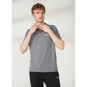 Discovery Expedition Image Polo Yaka Düz Antrasit Erkek T-shirt