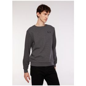 Discovery Expedition OLIV Bisiklet Yaka Antrasit Erkek Sweatshirt