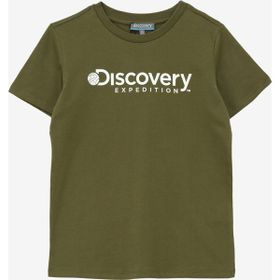 Discovery Expedition ROGERS BOY Baskılı Haki Erkek Çocuk T-Shirt