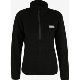 Discovery Expedition W-ANGE Düz Siyah Kadın Polar Sweatshırt