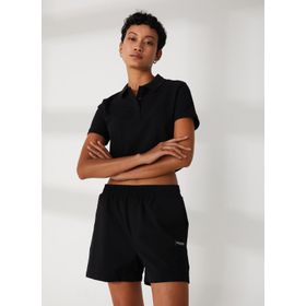 Discovery Expedition W-LOXA Standart Siyah Kadın Sweat Şort