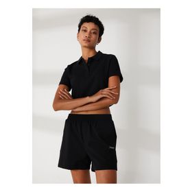Discovery Expedition W-LOXA Standart Siyah Kadın Sweat Şort