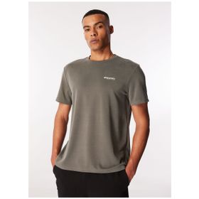 Discovery PERTA Expedition Bisiklet Yaka Baskılı Haki Erkek T-Shirt
