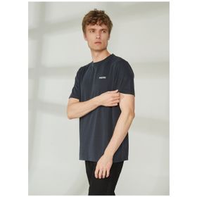 Discovery PERTA Expedition Bisiklet Yaka Baskılı Siyah Erkek T-Shirt