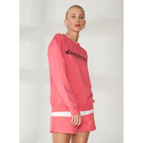 Discovery W-ENERGY Expedition Bisiklet Yaka Pembe Kadın Sweatshirt