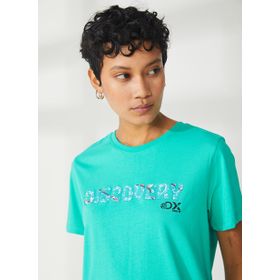 Discovery W-HOLDEN Expedition Bisiklet Yaka Baskılı Mint Kadın T-Shirt