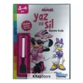 Disney 3 - 4 Yaş - Yaz Ve Sil Minnie - Kolektif