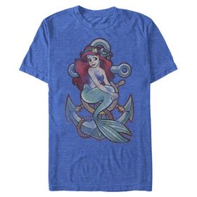 Disney Anchor Royal Blue Heather Erkek Tişört