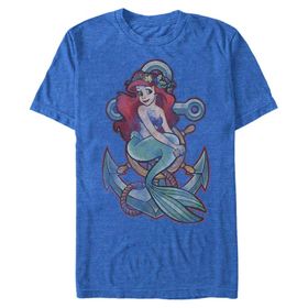 Disney Anchor Royal Blue Heather Erkek Tişört