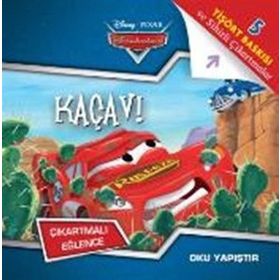Disney Arabalar Çıkartmalı Eğlence Tişört Baskılı - Oku Yapıştır - kollektif