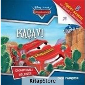 Disney Arabalar Çıkartmalı Eğlence Tişört Baskılı - Oku Yapıştır - kollektif