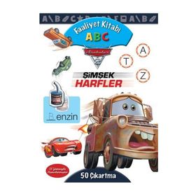 Disney Arabalar Faaliyet Kitabı ABC - Şimşek Harflar - kollektif