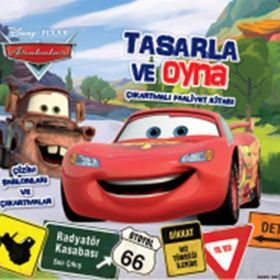 Disney Arabalar Tasarla ve Oyna Çıkartmalı Faaliyet Kitabı - kollektif