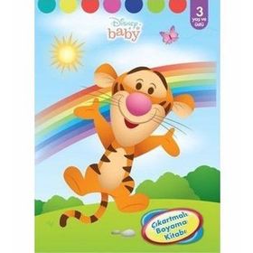Disney Baby - Çıkartmalı Boyama Kitabı - 3 Yaş Ve Üzeri - Kolektif