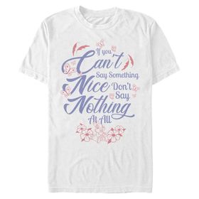 Disney Bambi Can't Say Something Nice White Erkek T-shirt
