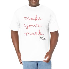 Disney Big and Tall Cruella Make Your Mark Üst Kısa Kollu Beyaz Erkek T-shirt